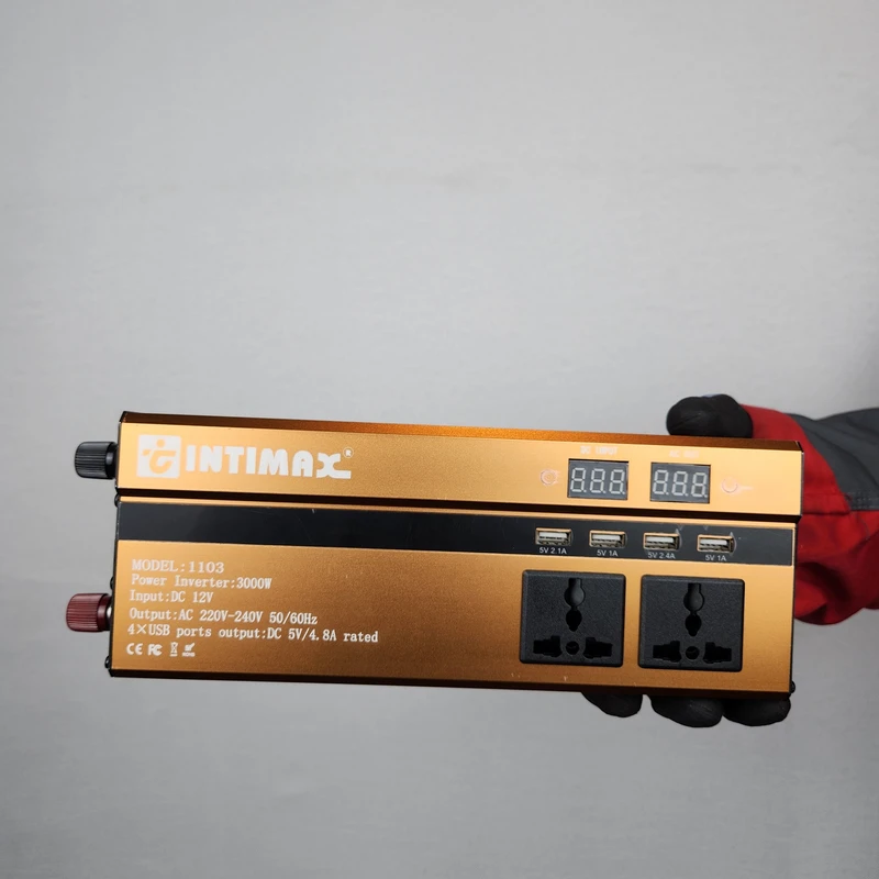 مبدل برق خودرو صنعتی اینتیمکس مدل INT-1103 ظرفیت 3000 وات